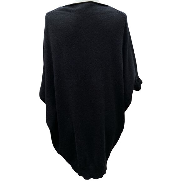 Tory Burch Women Small Sweater Cashmere Black Knit Pullover Dolman Sleeve - Picture 4 of 8